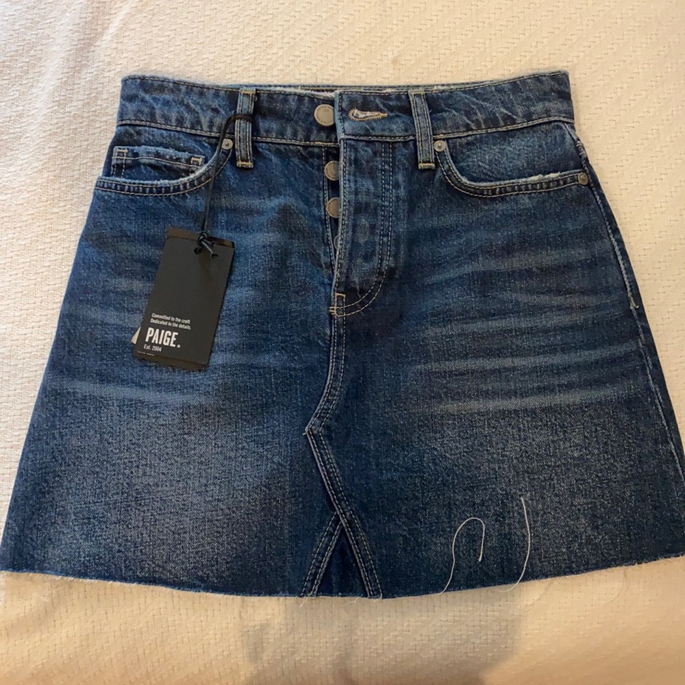 Paige jean skirt